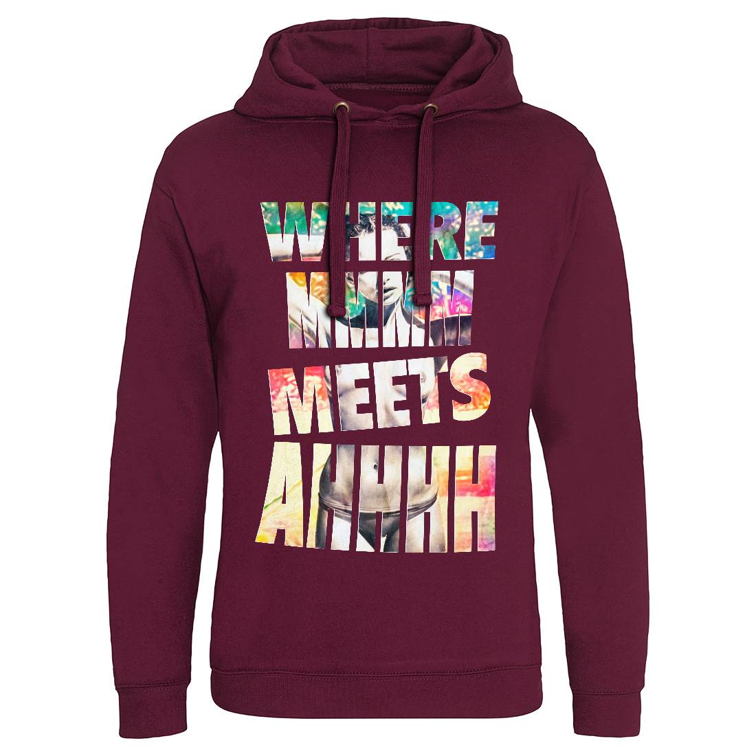 Where Mmm Meets Ahhh Mens Hoodie Without Pocket Art A940
