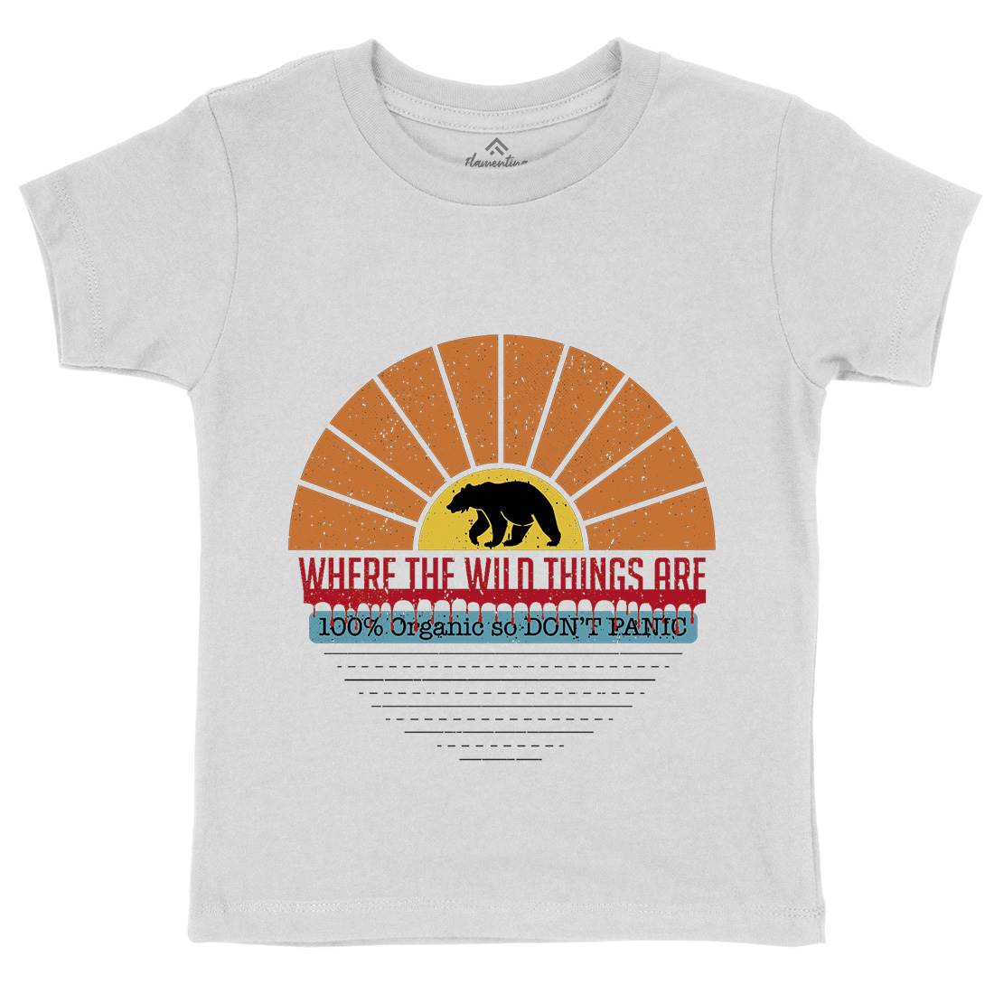 Where The Wild Things Are Kids Crew Neck T-Shirt Nature A941