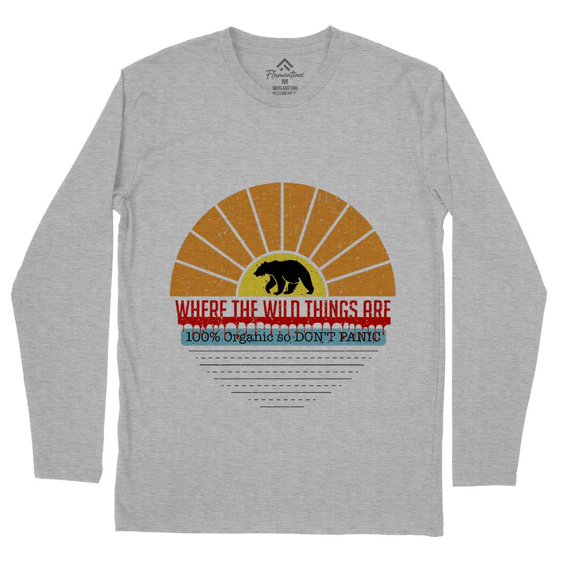 Where The Wild Things Are Mens Long Sleeve T-Shirt Nature A941