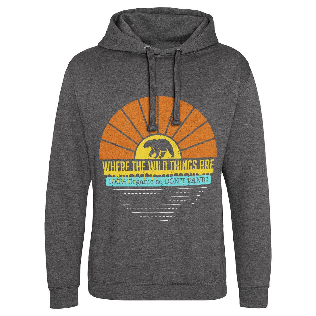 Where The Wild Things Are Mens Hoodie Without Pocket Nature A941