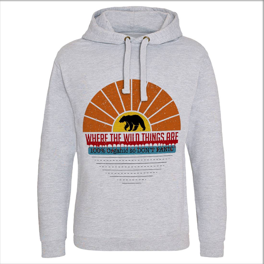Where The Wild Things Are Mens Hoodie Without Pocket Nature A941