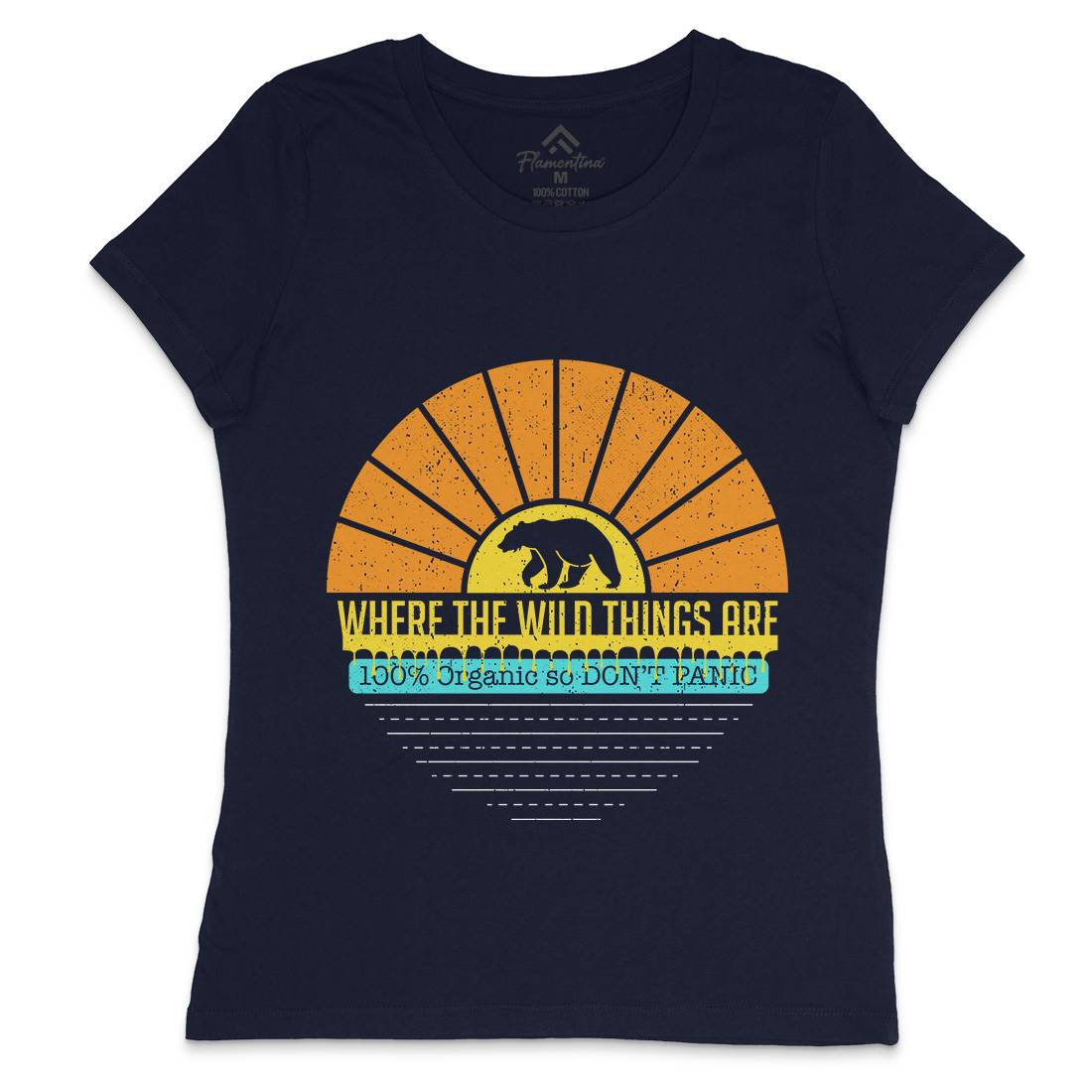 Where The Wild Things Are Womens Crew Neck T-Shirt Nature A941