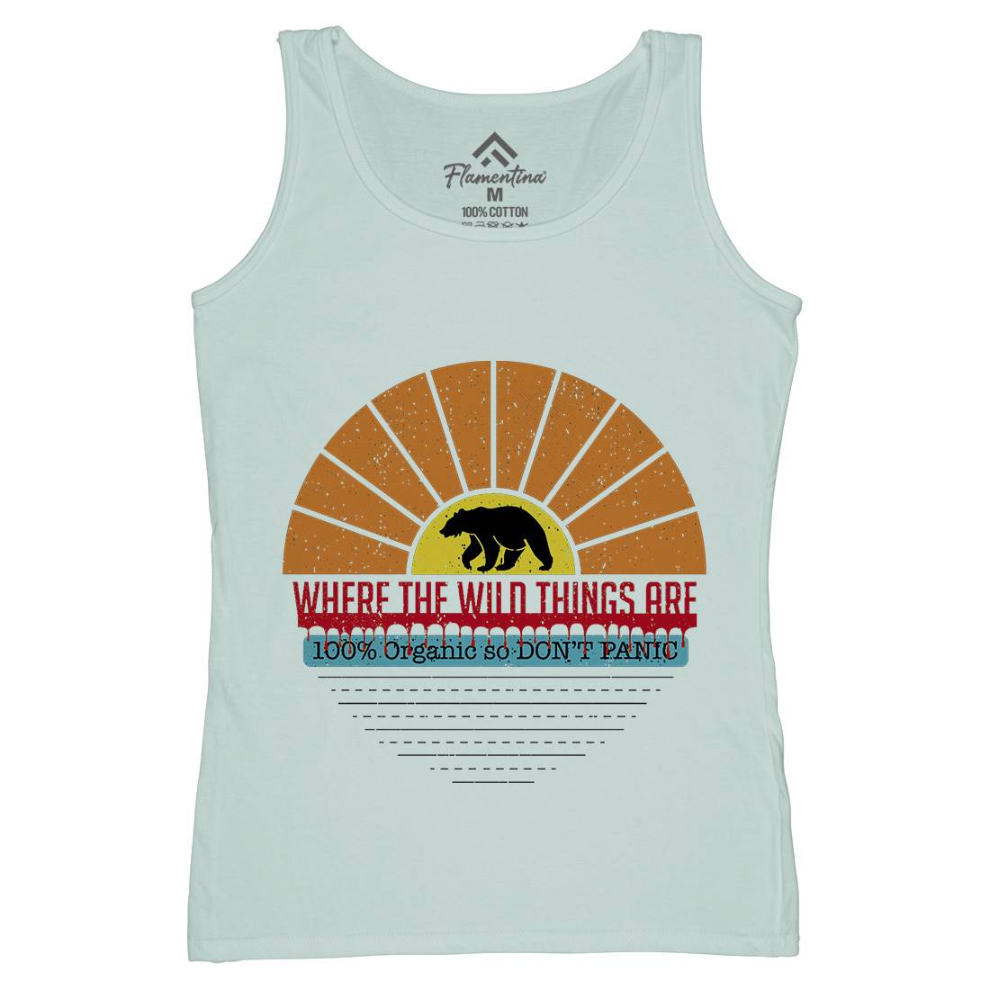 Where The Wild Things Are Womens Organic Tank Top Vest Nature A941