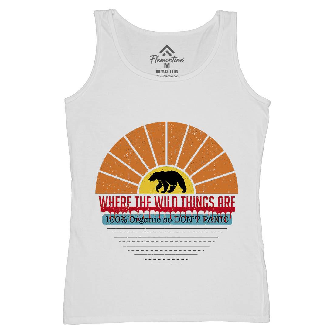 Where The Wild Things Are Womens Organic Tank Top Vest Nature A941