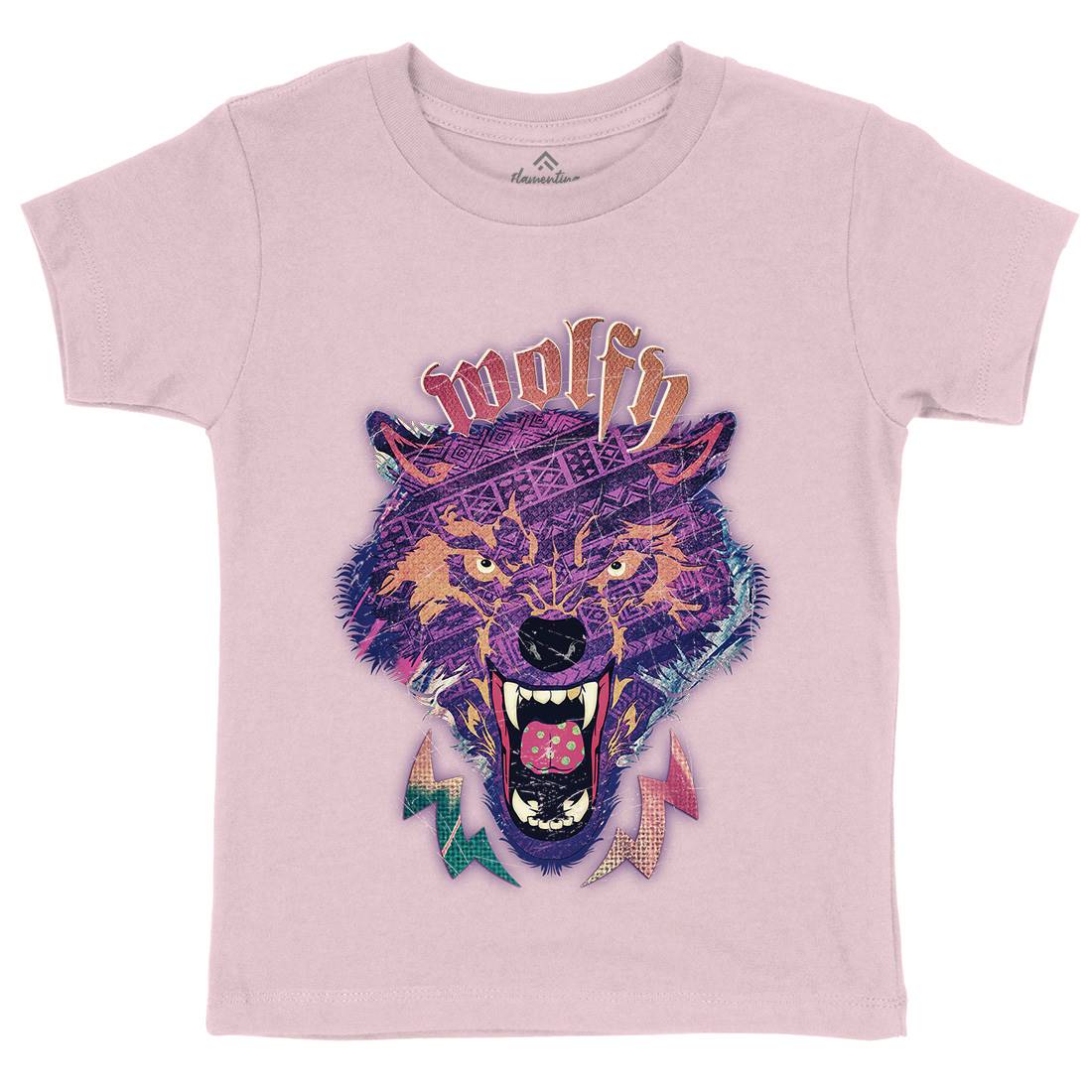 Wolfy Kids Organic Crew Neck T-Shirt Animals A943