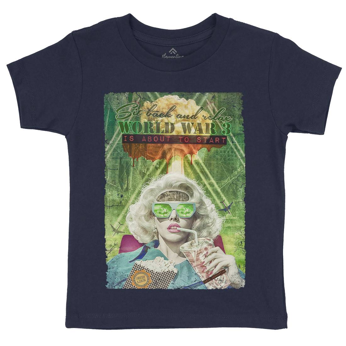 Ww3 Kids Organic Crew Neck T-Shirt Illuminati A944