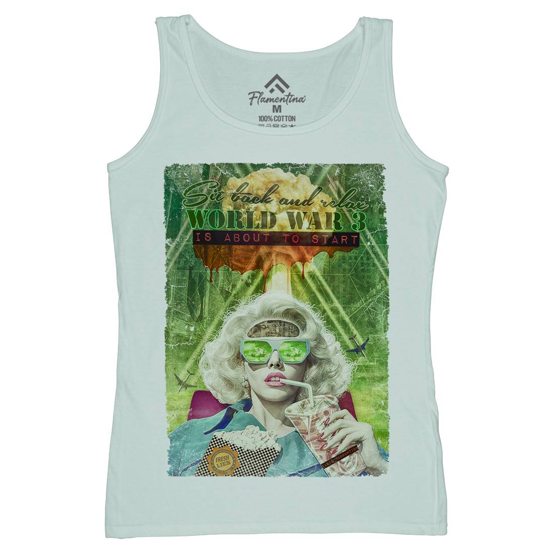Ww3 Womens Organic Tank Top Vest Illuminati A944