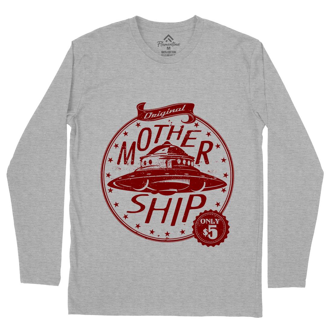 Modern Ship Mens Long Sleeve T-Shirt Space A953