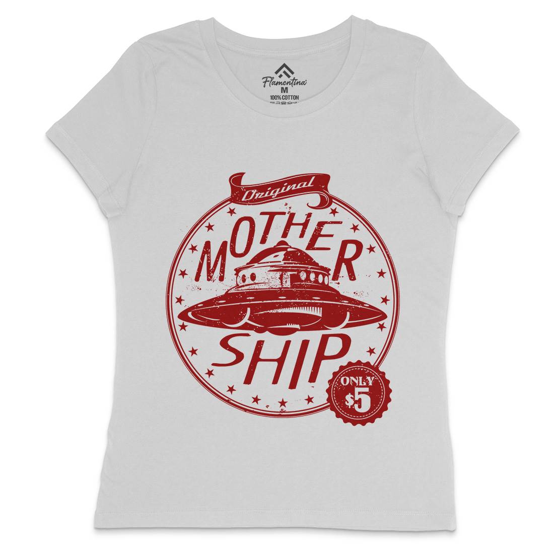 Modern Ship Womens Crew Neck T-Shirt Space A953