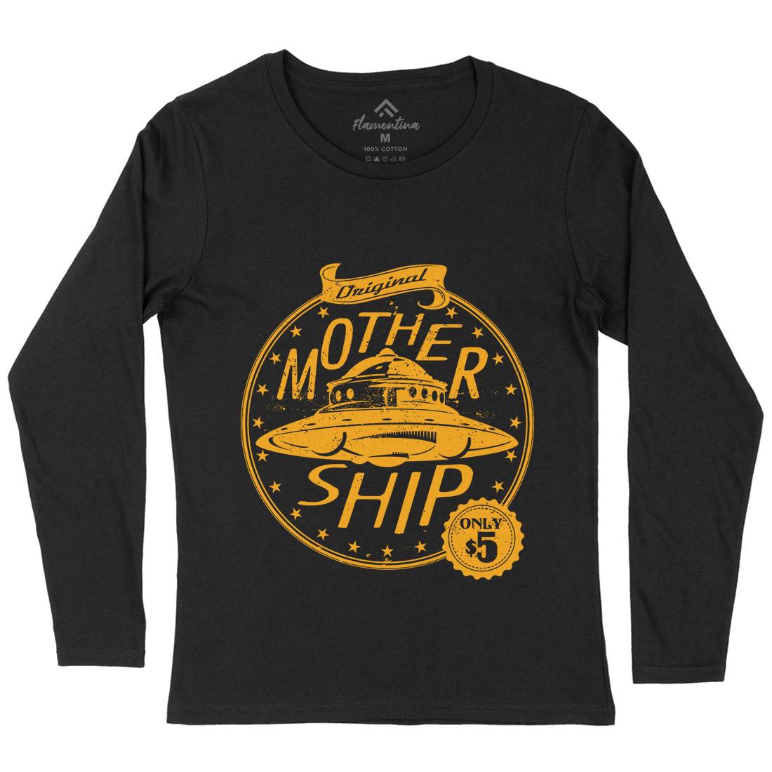 Modern Ship Womens Long Sleeve T-Shirt Space A953