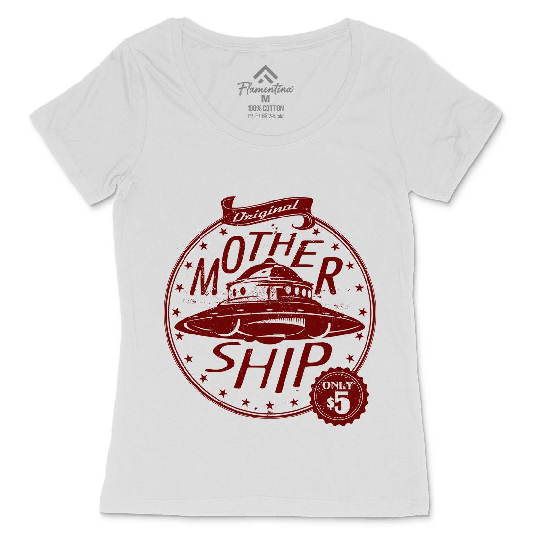 Modern Ship Womens Scoop Neck T-Shirt Space A953