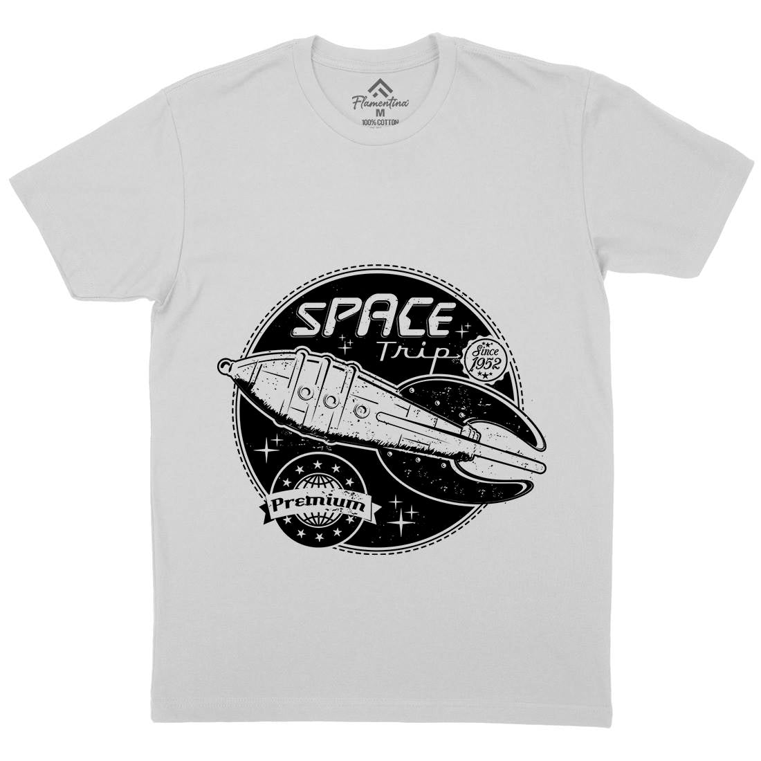 Trip Mens Crew Neck T-Shirt Space A954