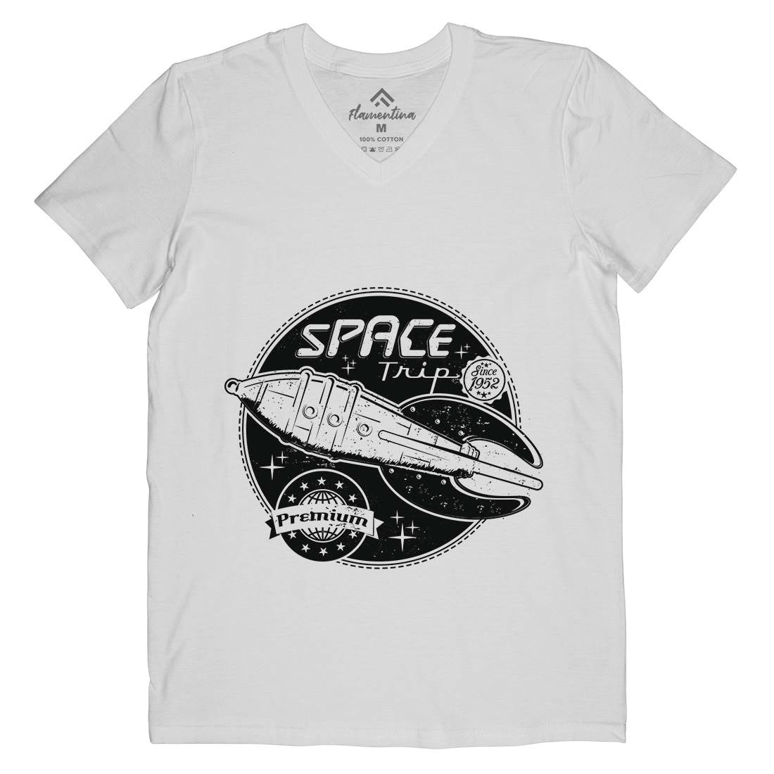 Trip Mens V-Neck T-Shirt Space A954