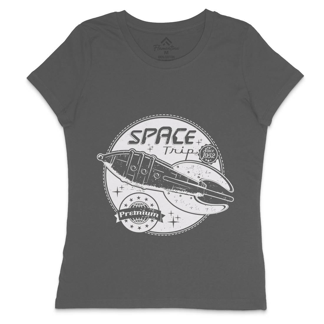Trip Womens Crew Neck T-Shirt Space A954