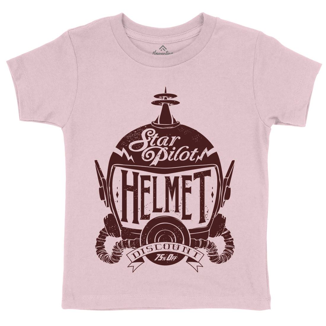 Star Pilot Kids Organic Crew Neck T-Shirt Space A957