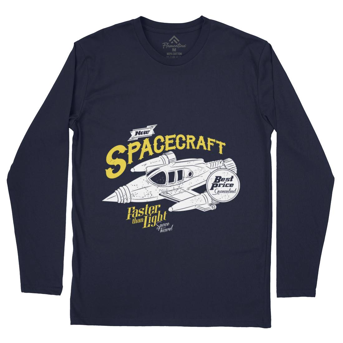 Spacecraft Mens Long Sleeve T-Shirt Space A958