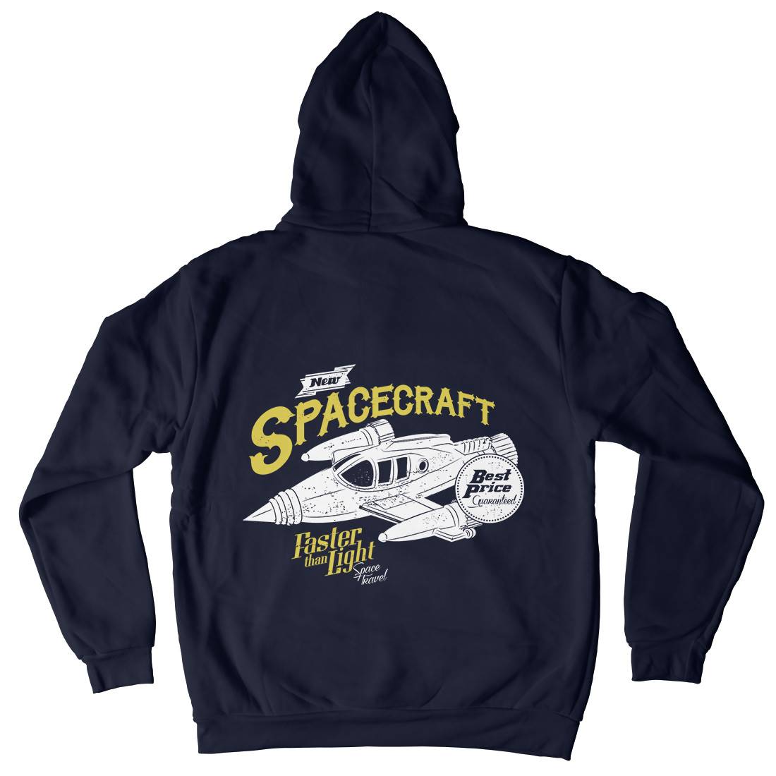 Spacecraft Mens Hoodie With Pocket Space A958