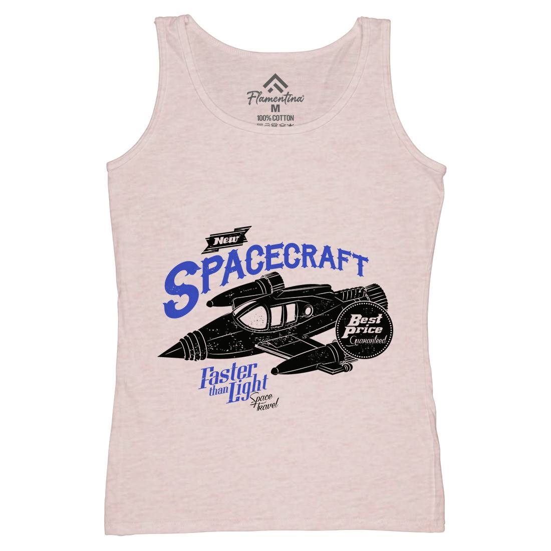 Spacecraft Womens Organic Tank Top Vest Space A958