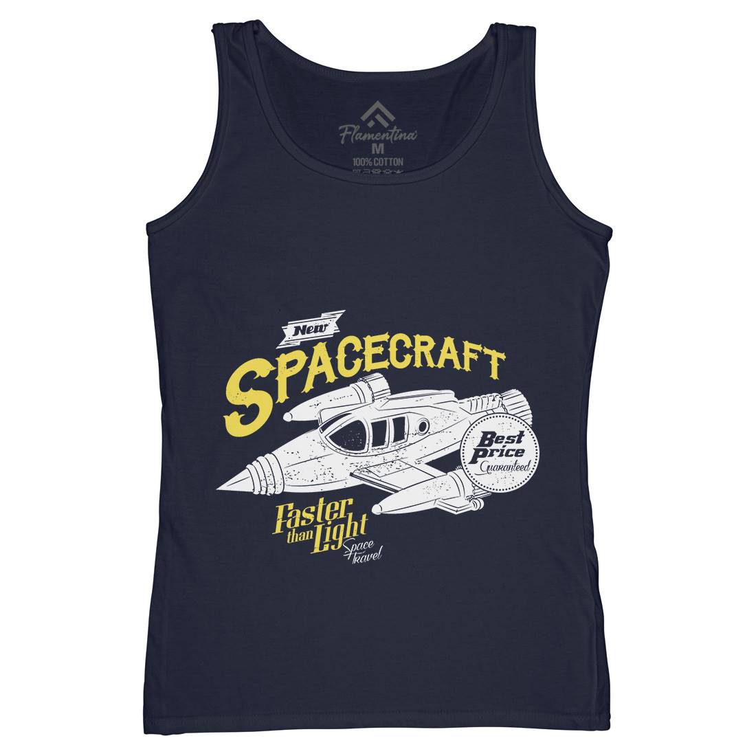 Spacecraft Womens Organic Tank Top Vest Space A958
