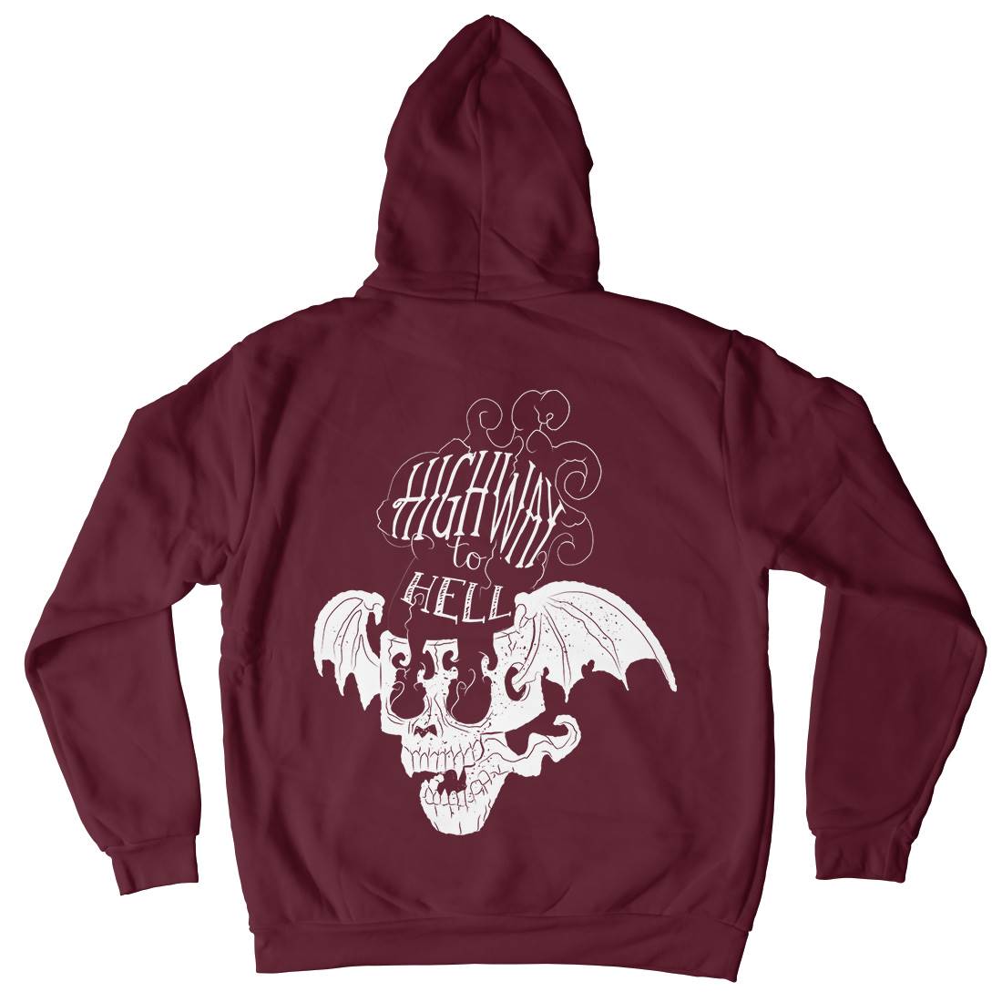 Highway To Hell Mens Hoodie With Pocket Motorcycles A959
