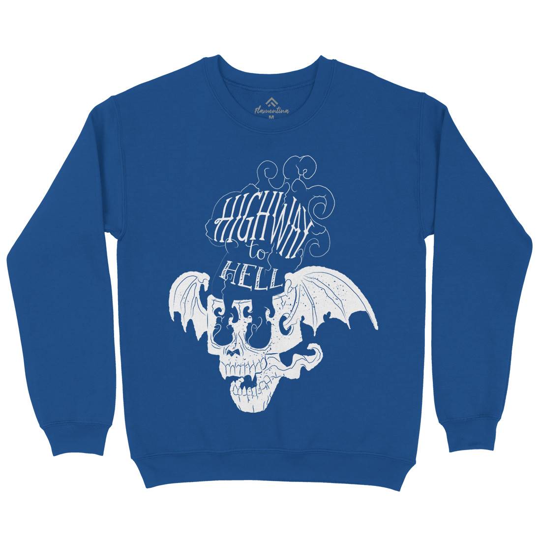 Highway To Hell Mens Crew Neck Sweatshirt Motorcycles A959