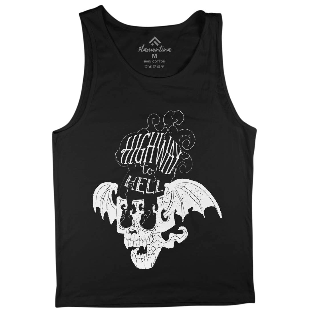 Highway To Hell Mens Tank Top Vest Motorcycles A959