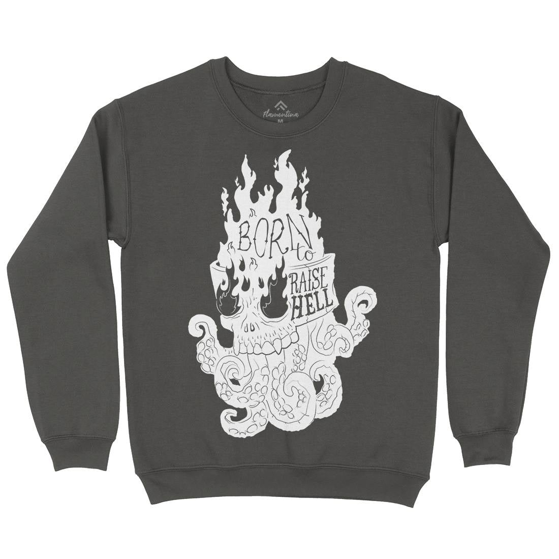 Raise Hell Mens Crew Neck Sweatshirt Motorcycles A960