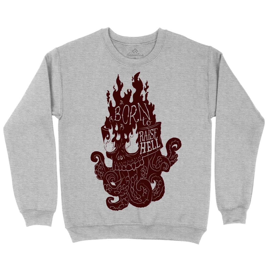 Raise Hell Mens Crew Neck Sweatshirt Motorcycles A960