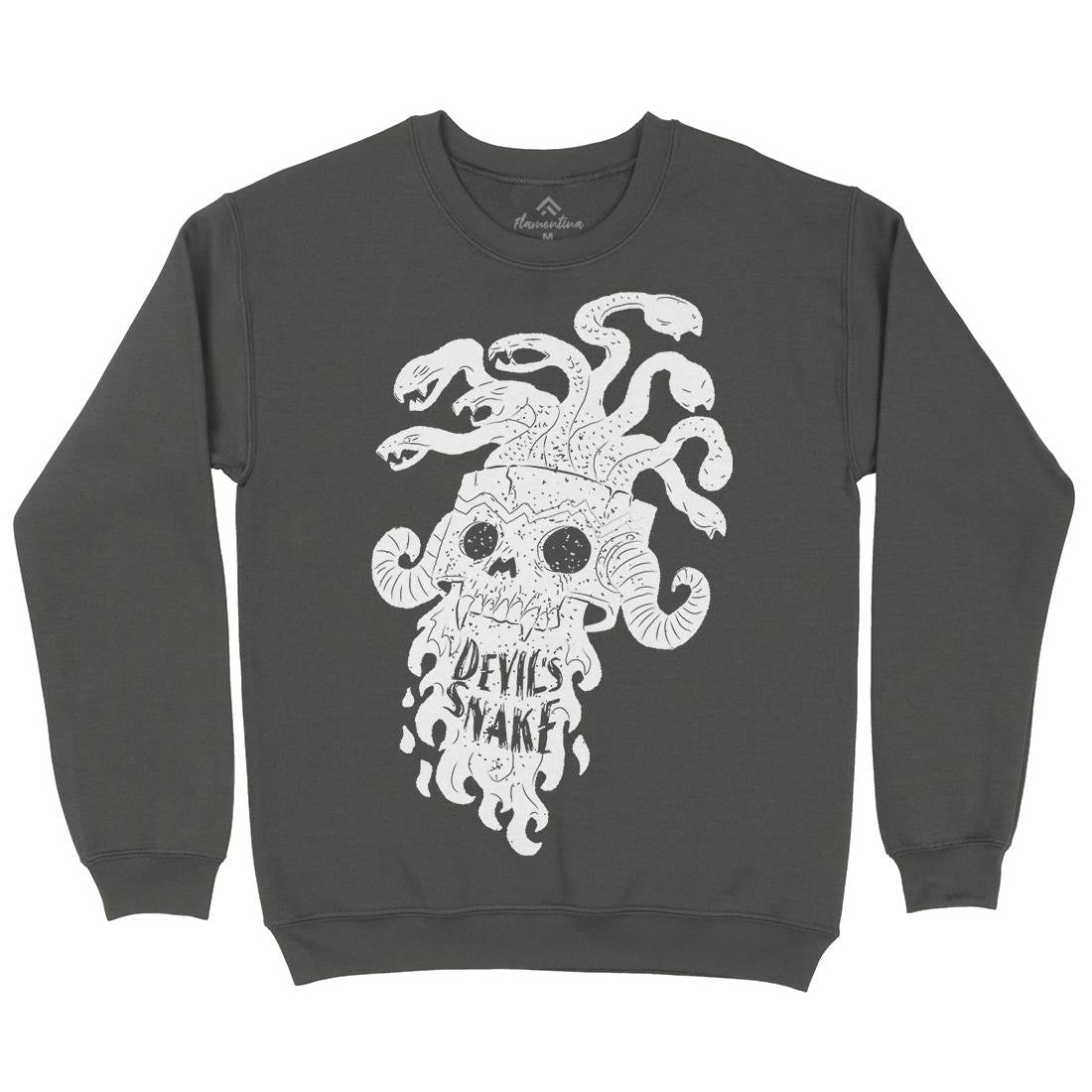 Devil&#39;s Snake Mens Crew Neck Sweatshirt Motorcycles A961