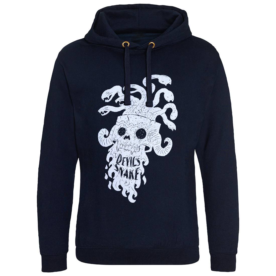 Devil&#39;s Snake Mens Hoodie Without Pocket Motorcycles A961
