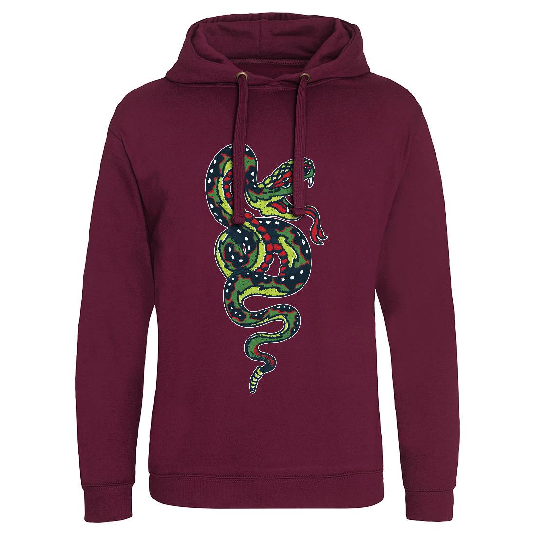 Snake Mens Hoodie Without Pocket Tattoo A962