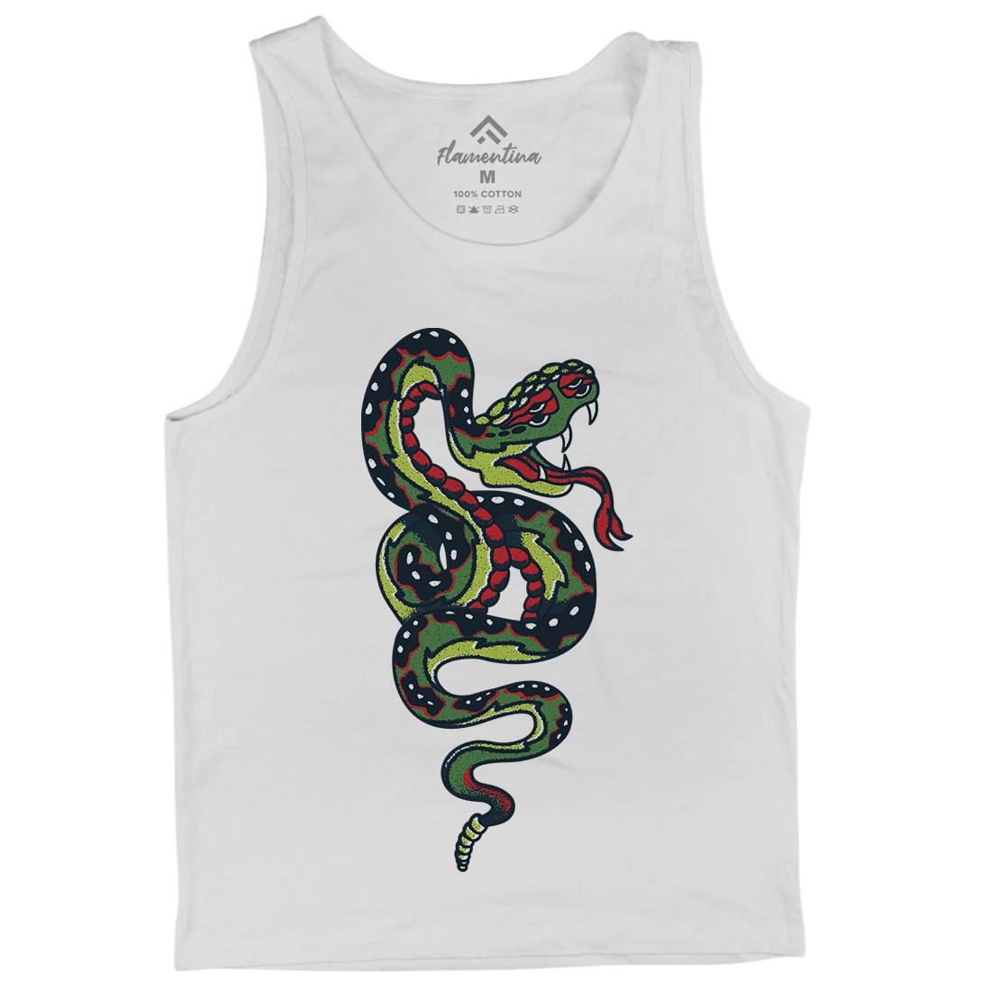 Snake Mens Tank Top Vest Tattoo A962