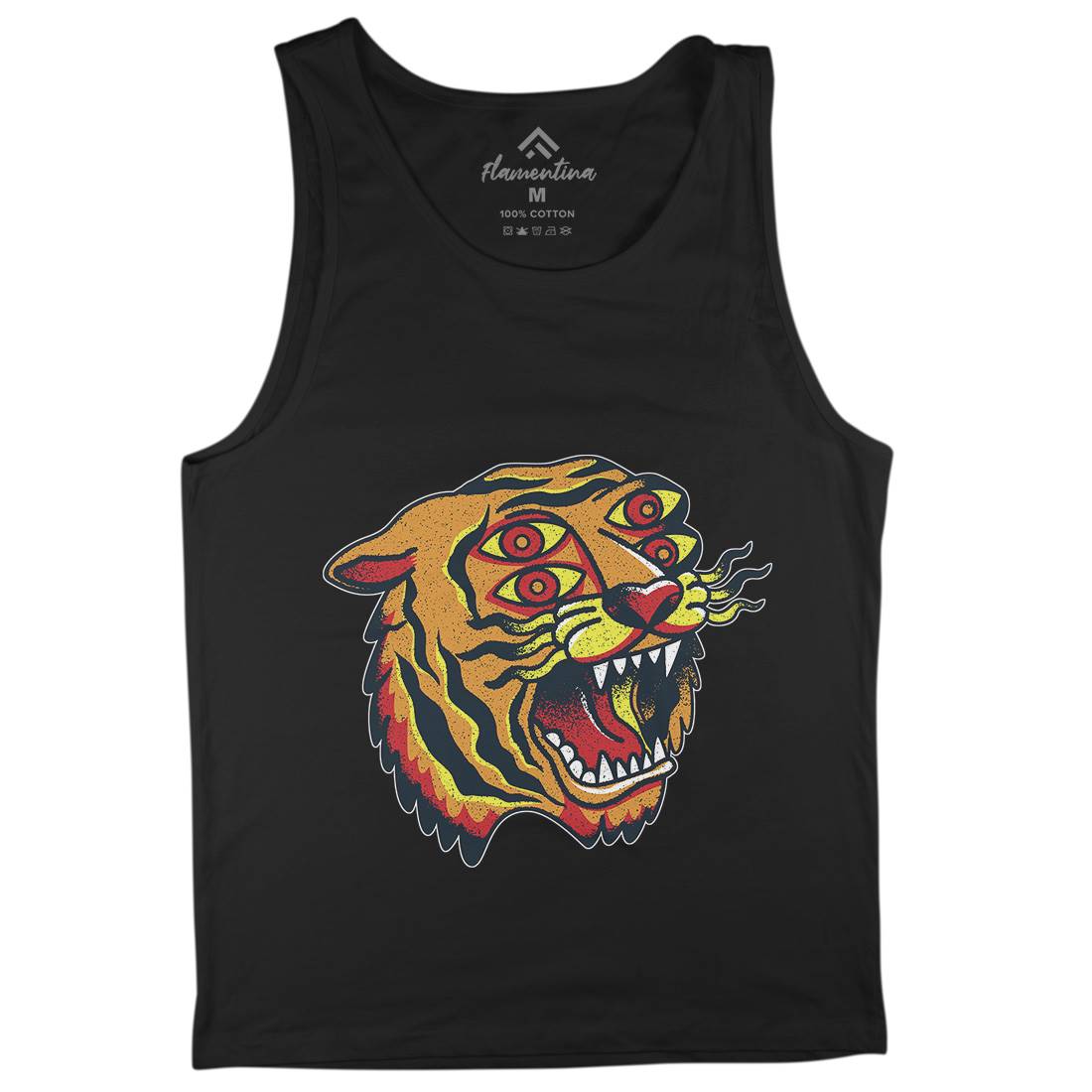 Tiger Mens Tank Top Vest Tattoo A963