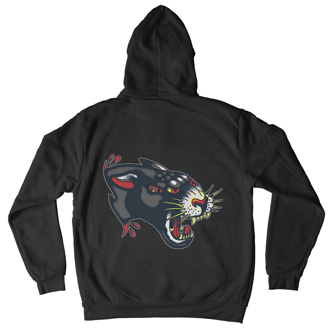 Panther Kids Crew Neck Hoodie Tattoo A964