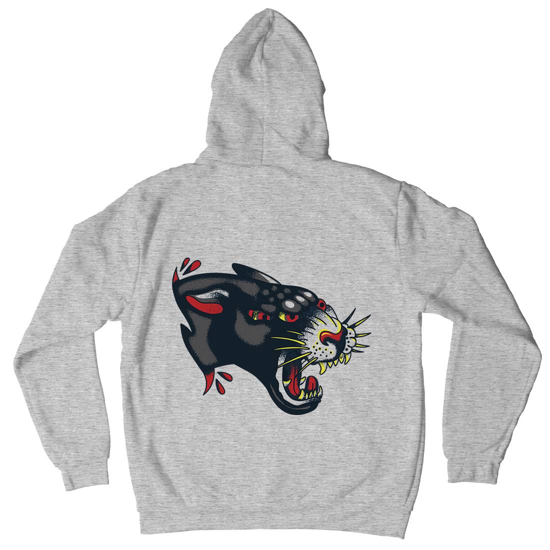 Panther Mens Hoodie With Pocket Tattoo A964