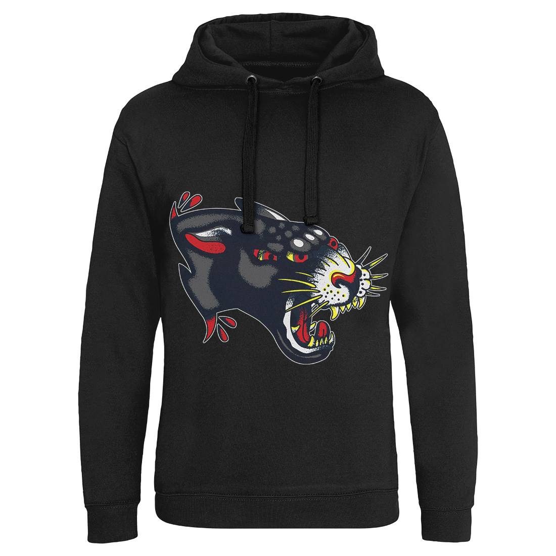 Panther Mens Hoodie Without Pocket Tattoo A964