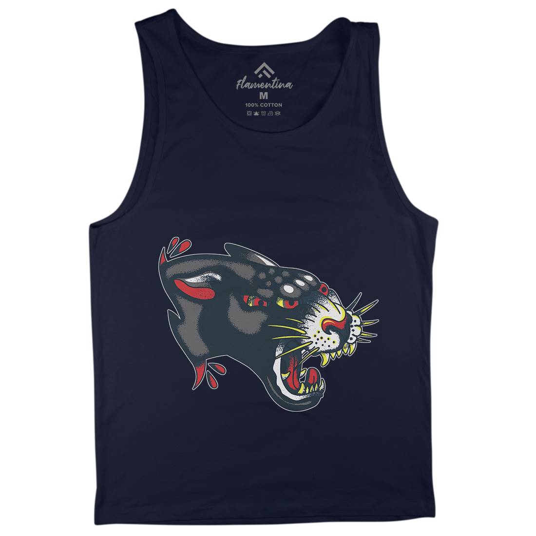 Panther Mens Tank Top Vest Tattoo A964