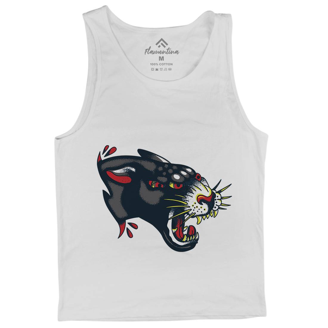 Panther Mens Tank Top Vest Tattoo A964