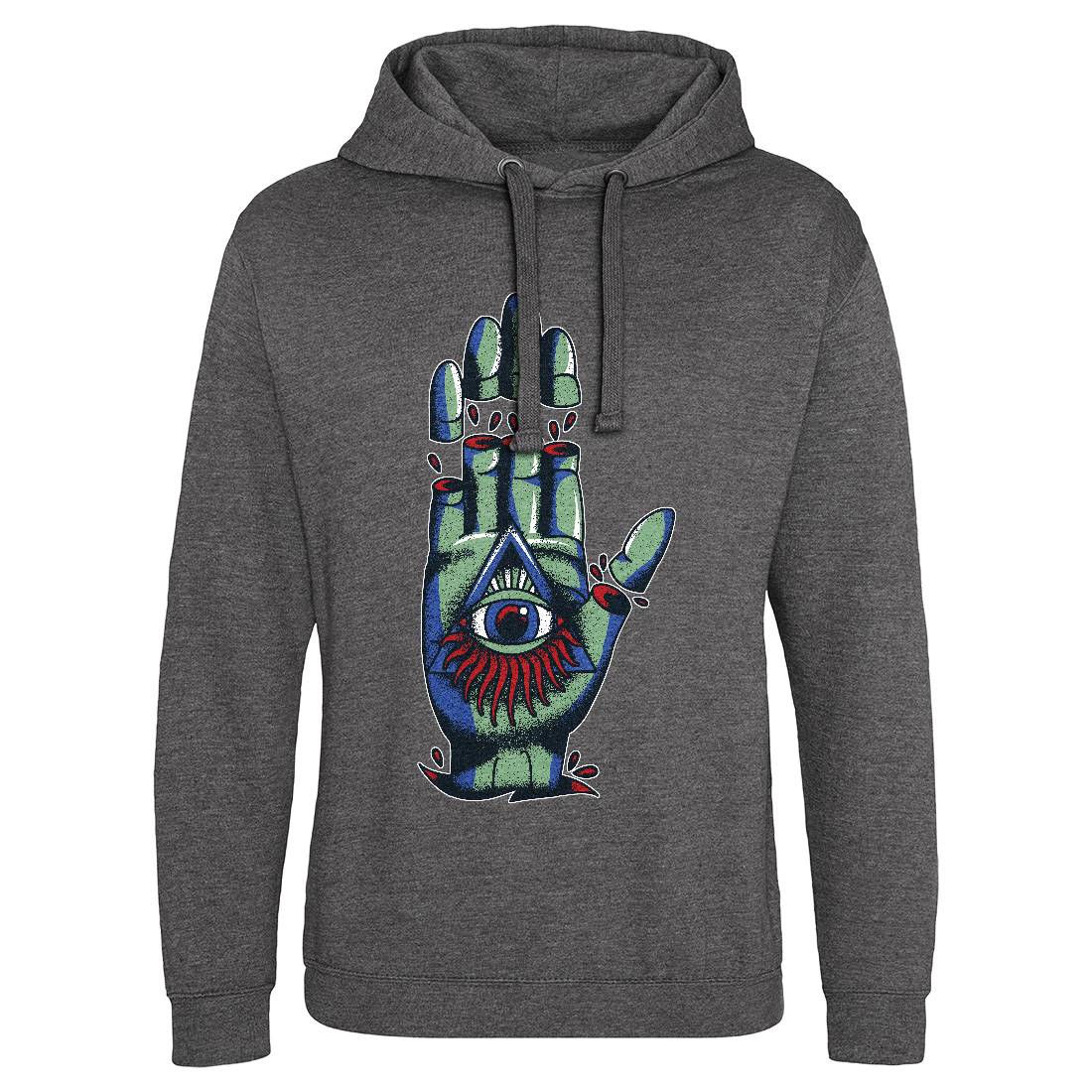Hand Mens Hoodie Without Pocket Tattoo A965