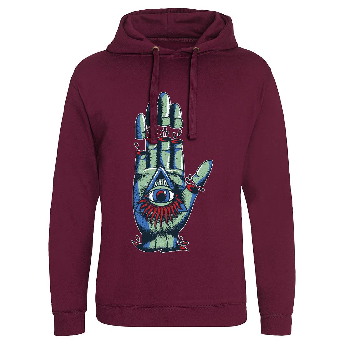 Hand Mens Hoodie Without Pocket Tattoo A965