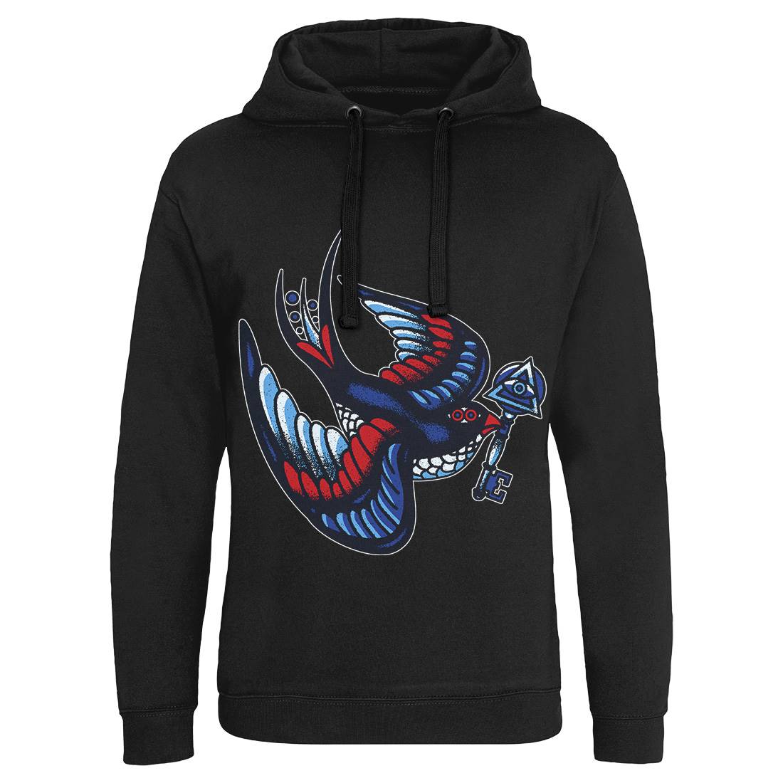 Bird Mens Hoodie Without Pocket Tattoo A967