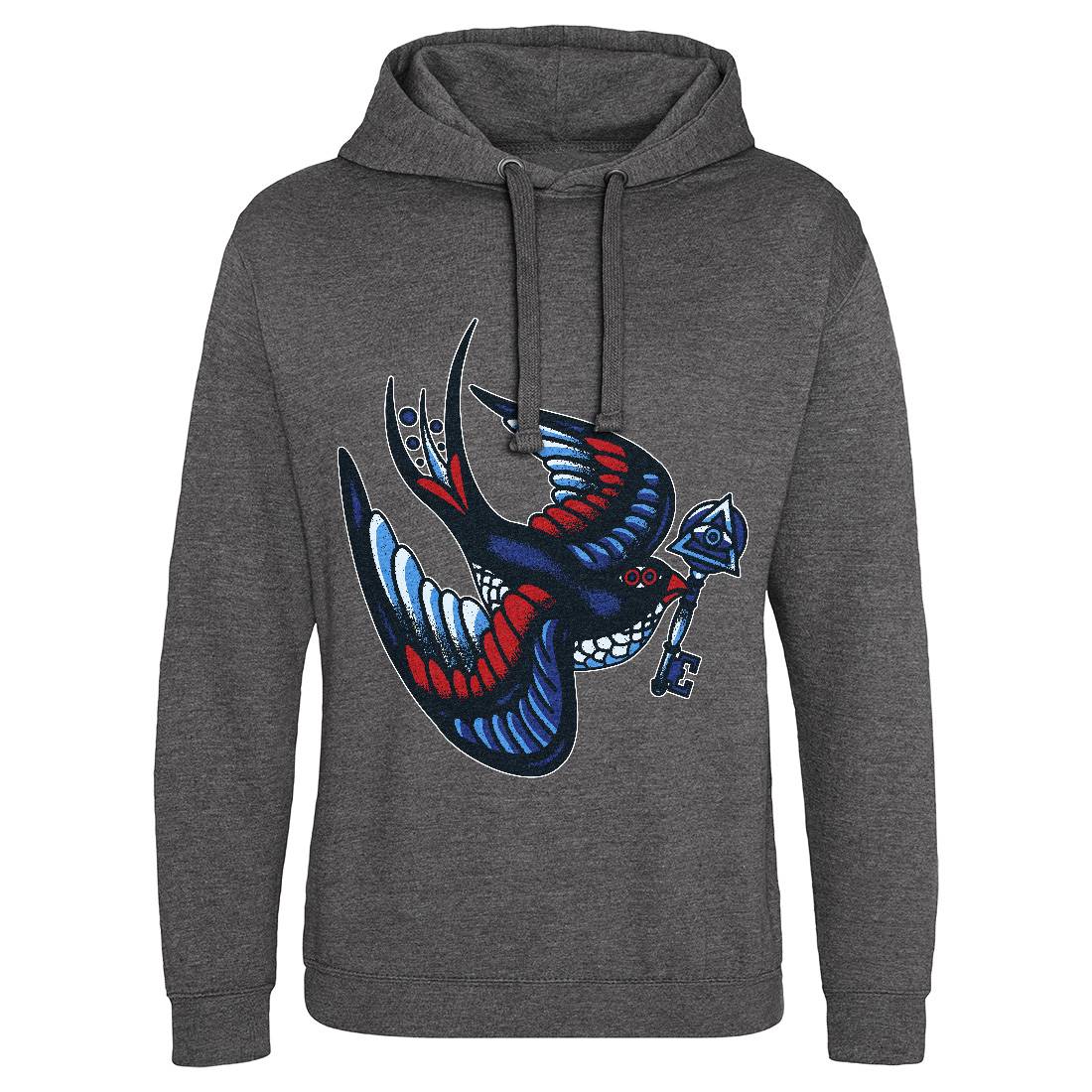 Bird Mens Hoodie Without Pocket Tattoo A967