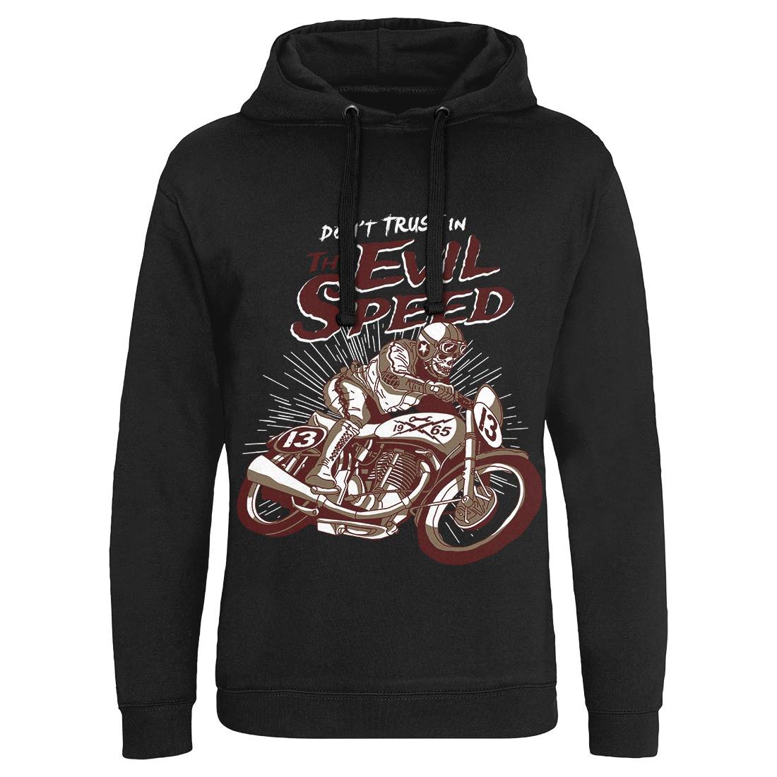 Evil Speed Mens Hoodie Without Pocket Motorcycles A969