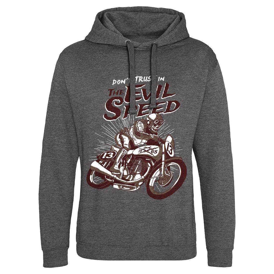 Evil Speed Mens Hoodie Without Pocket Motorcycles A969