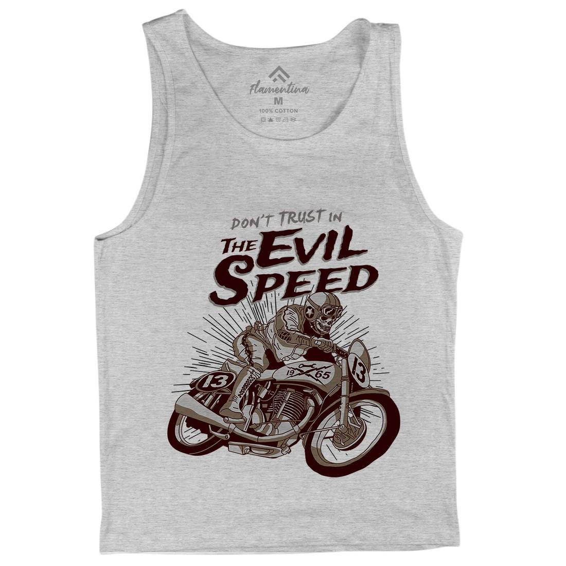 Evil Speed Mens Tank Top Vest Motorcycles A969