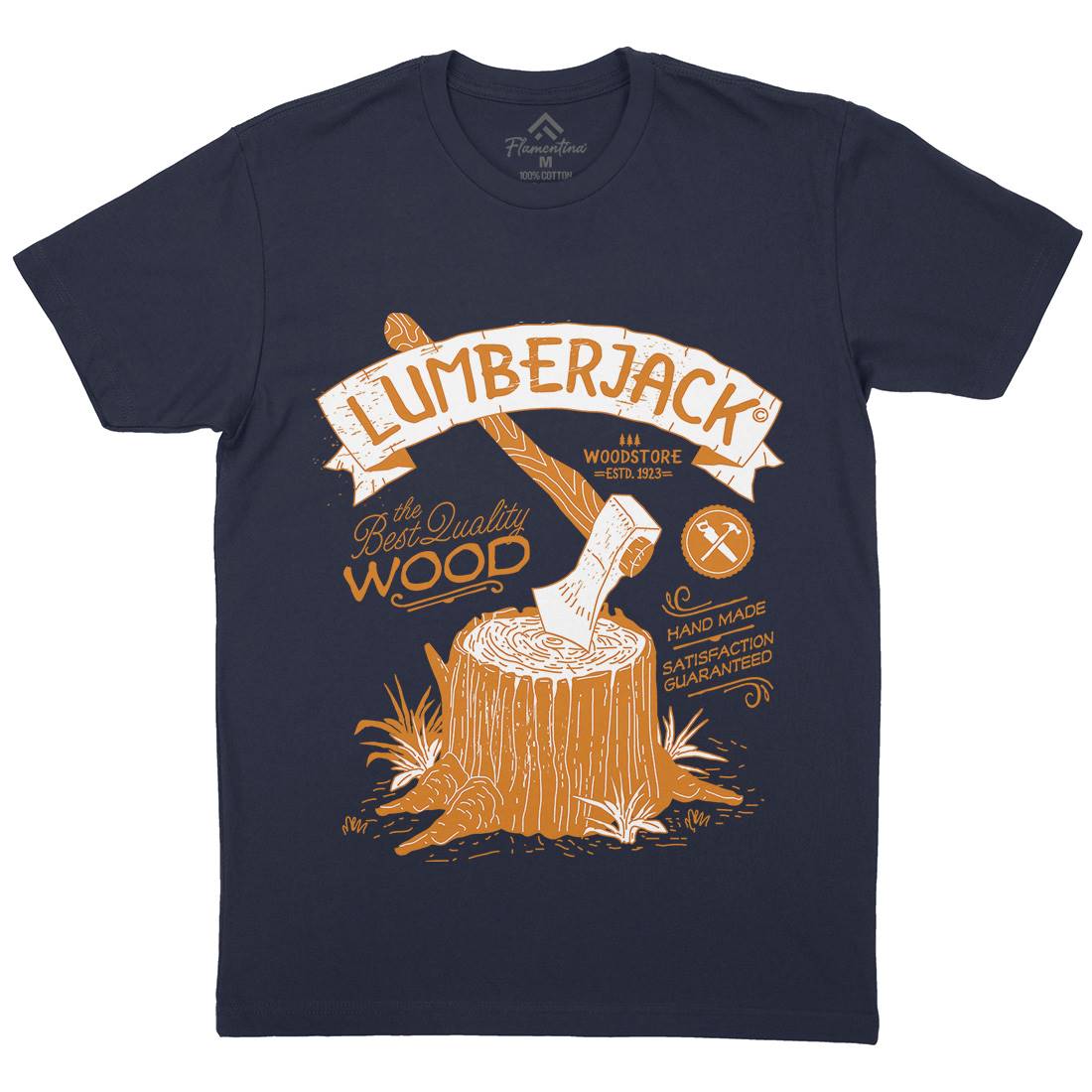 Lumberjack Mens Crew Neck T-Shirt Work A970