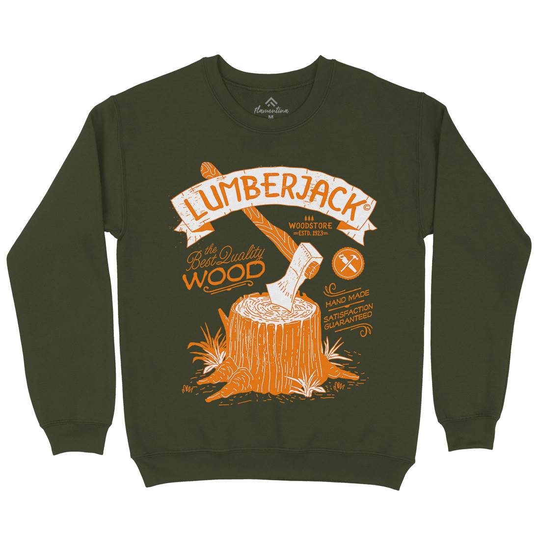 Lumberjack Mens Crew Neck Sweatshirt Work A970