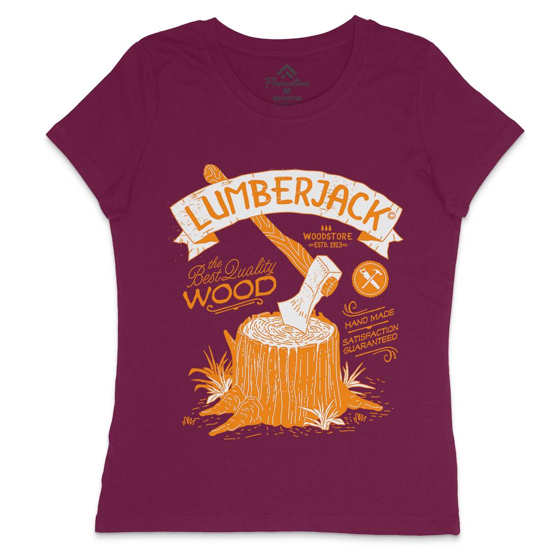 Lumberjack Womens Crew Neck T-Shirt Work A970