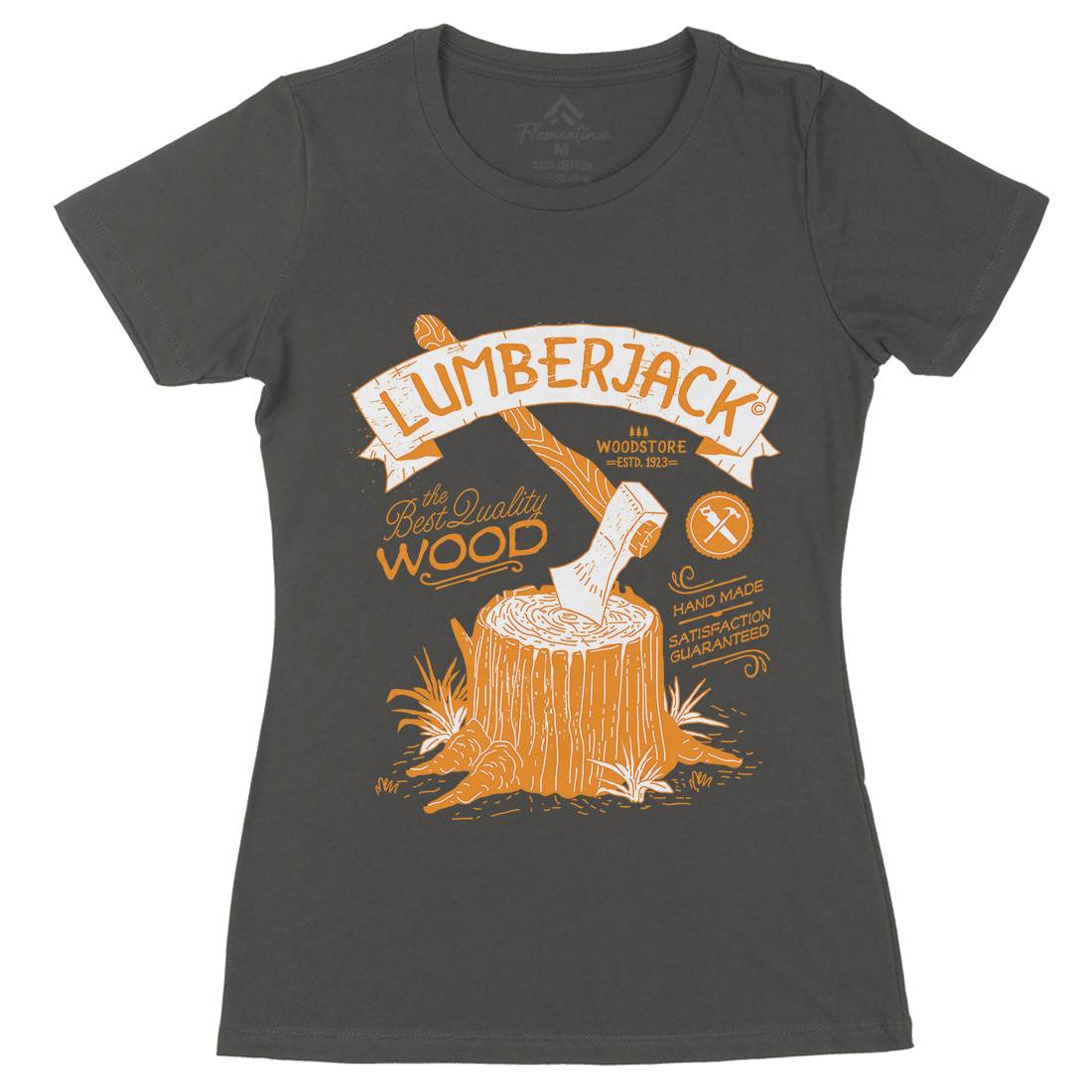 Lumberjack Womens Organic Crew Neck T-Shirt Work A970