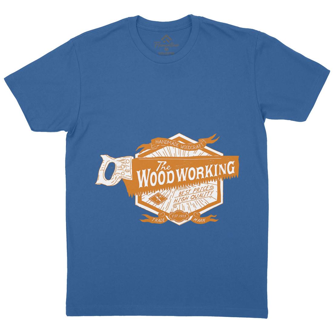Wood Working Mens Crew Neck T-Shirt Work A973